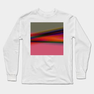 red blue green texture abstract Long Sleeve T-Shirt